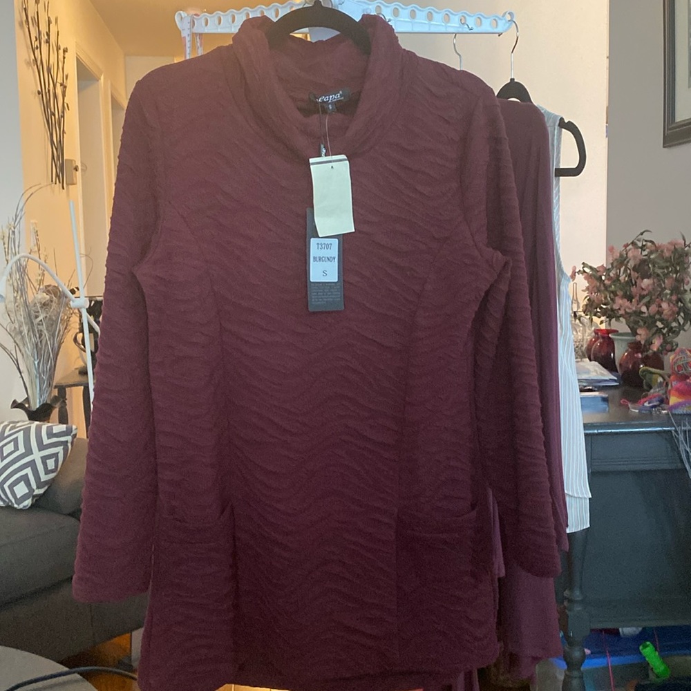 NWT Papa Purple Tunic